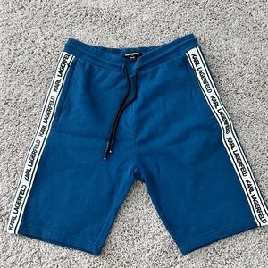 Karl Lagerfeld jersey athletic shorts